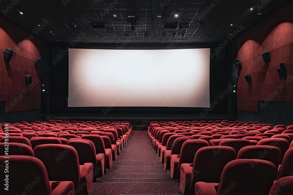 Fototapeta premium Empty movie theater