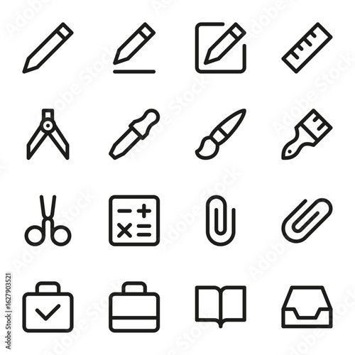 Black Marketing Icon collection vector illustration mega icons