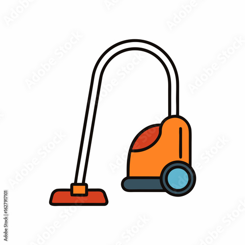 vacuum cleaner on white background