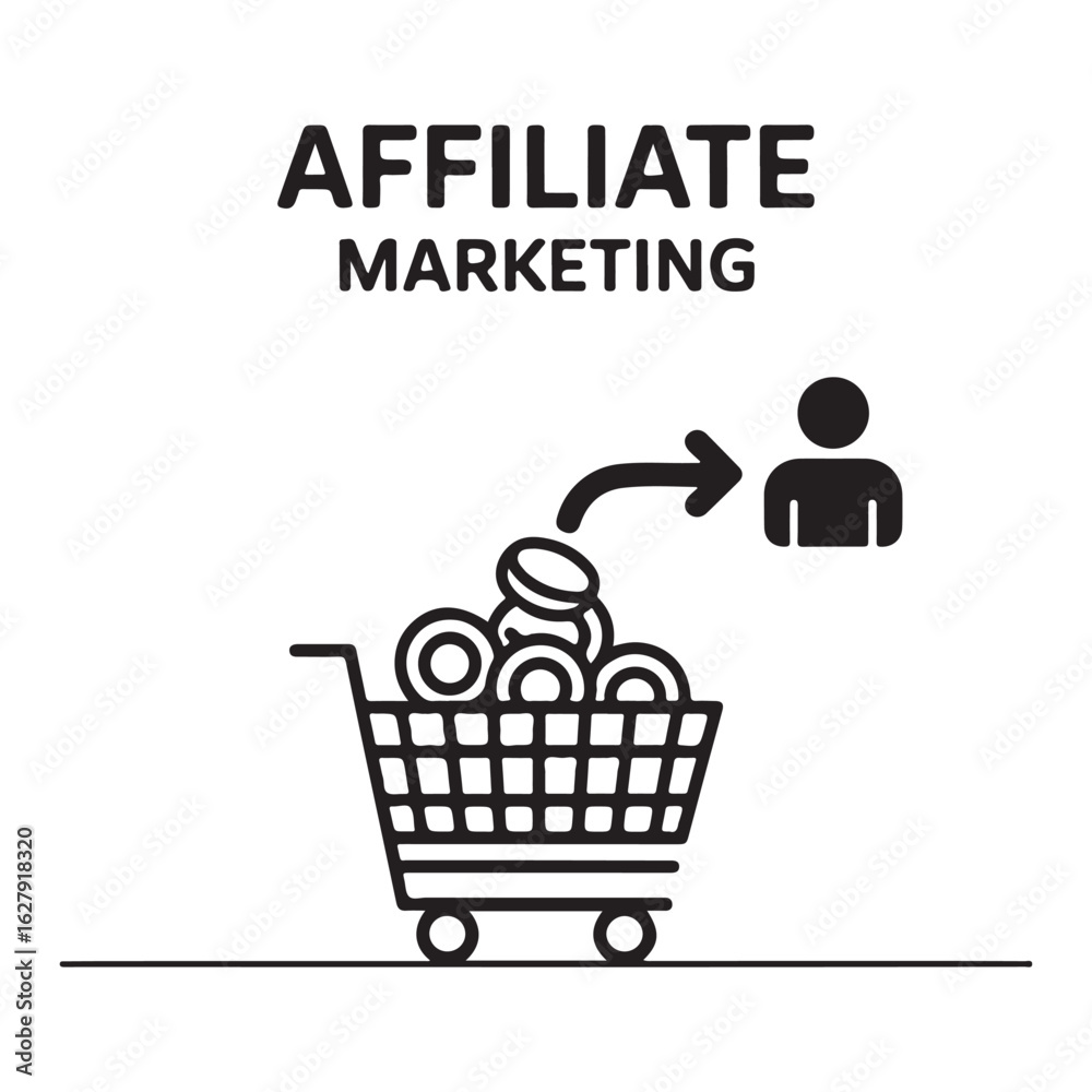 Affiliate marketing partnership icon Affiliate marketing partnership icon
