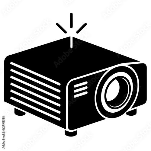 vector illustration of a television