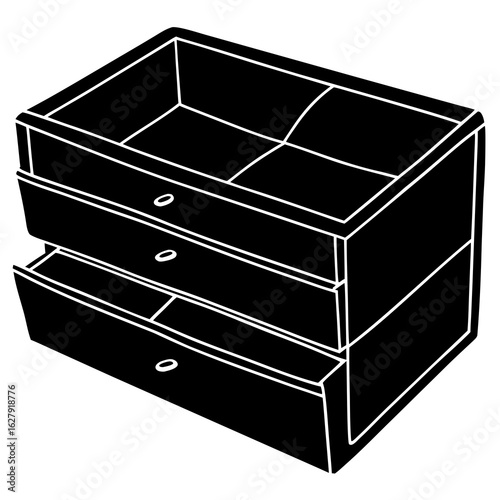 treasure chest isolated