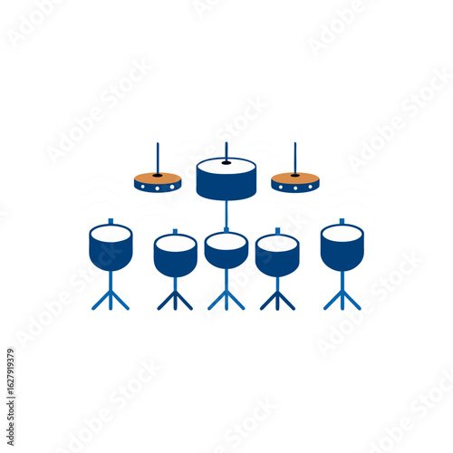  different tide drum set   