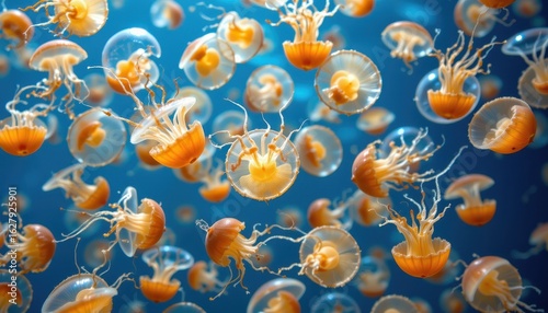 climate change alters salinity patterns in coastal waters impacting jellyfish reproduction and survival influencing regional population dynamics.