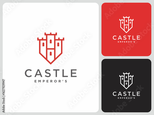 castle logo vector