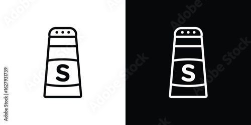 Salt icon graphic, editable stroke. Suitable for website design, logo, app, template, and ui ux.