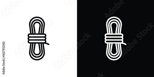 Rope icon graphic, editable stroke. Suitable for website design, logo, app, template, and ui ux.