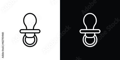 Nipple icon graphic, editable stroke. Suitable for website design, logo, app, template, and ui ux.
