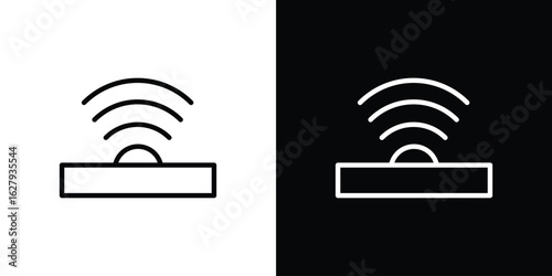 Infrared icon graphic, editable stroke. Suitable for website design, logo, app, template, and ui ux.