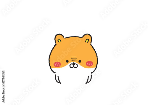 腹黒い表情のゆる可愛いハムスター