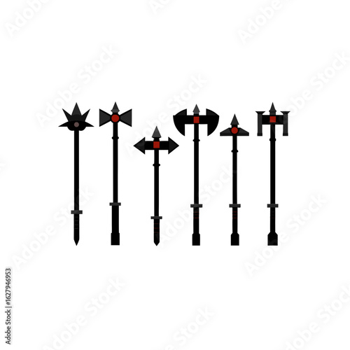 different abyssal anchor hammer set   