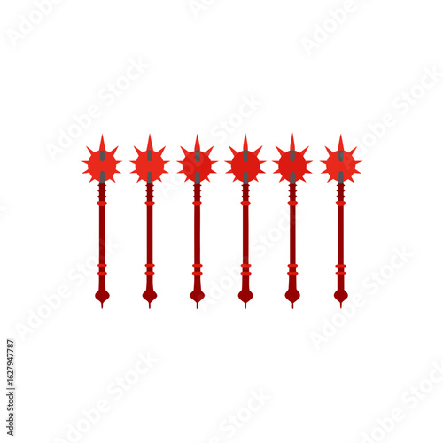  different coral mace set  
