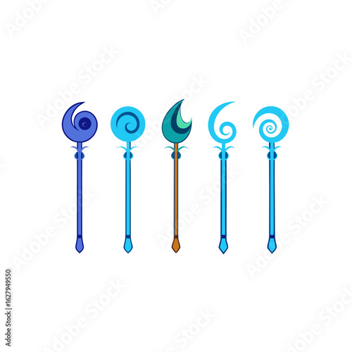  different wave staff set  