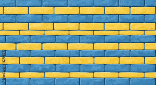 yellow brick wall