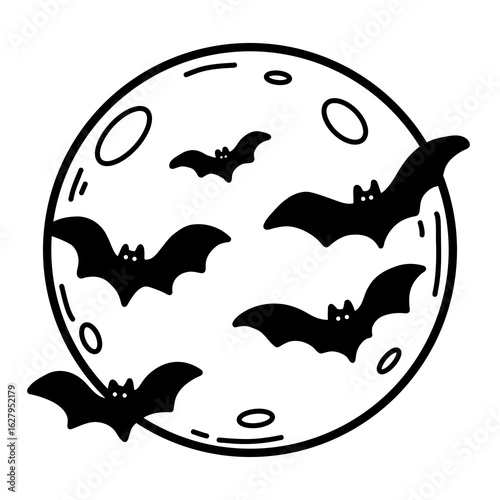 vector illustration of a halloween