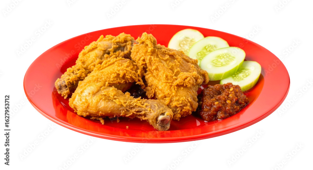 crispy fried chicken platter delicious meal restaurant menu photo crispy fried chicken platter delicious meal restaurant menu photo