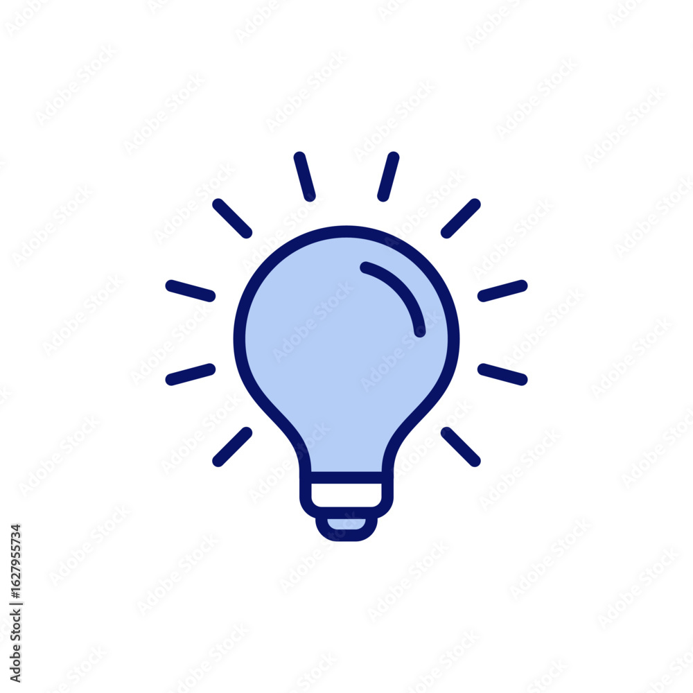 Lamp icon vector. Light bulb sign and symbol. idea symbol. Lamp icon vector. Light bulb sign and symbol. idea symbol.