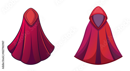 Flat cloak vector illustration design
