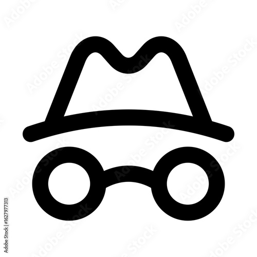 incognito icon for illustration