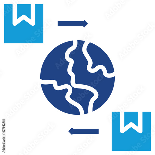 Exporter glyph color icon