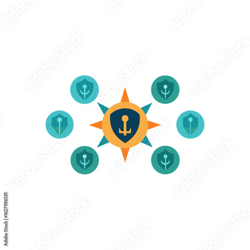  different trident seal key map set   