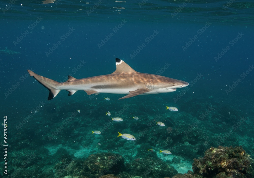 Fototapeta premium Shark underwater (1)