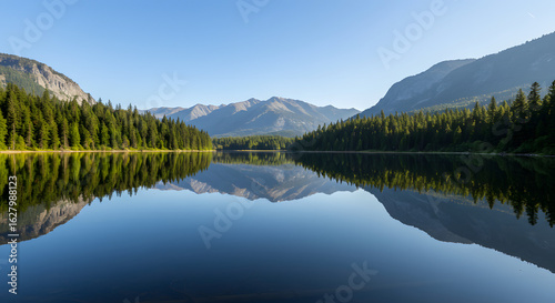 Mirror Lake and Mountain Reflections