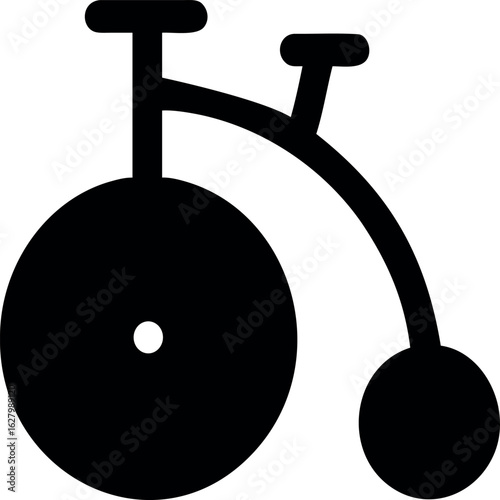 vector illustration of a black and white bomb