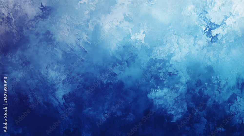 Fototapeta premium Blue abstract watercolor background for textures backgrounds. Watercolor texture background