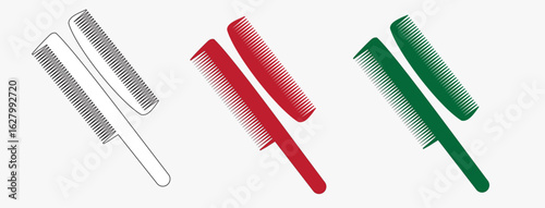 hair comb, professional salon tools.