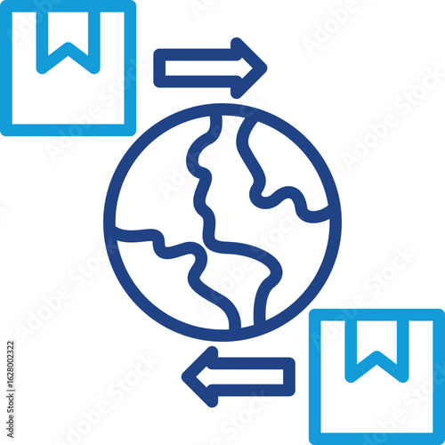Exporter line color icon