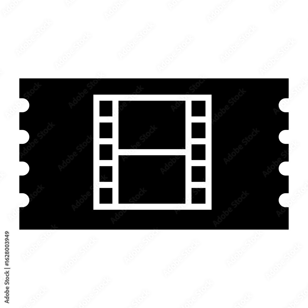 Obraz premium Ticket vector icon. Card illustration sign. Seat symbol. Coupon logo. Subscription web icon. ducket design for web.