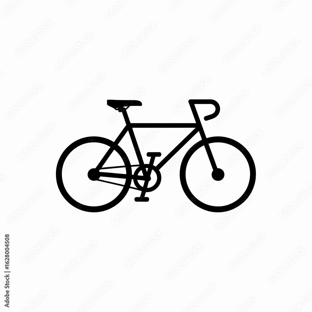 Fototapeta premium bicycle isolated on white