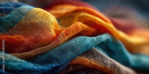 Indian flag background with flag fluttering texture