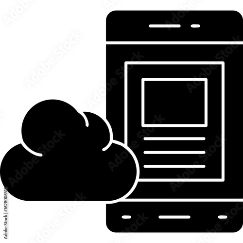 Mobile Phone Icon Vector Element