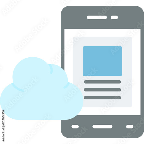 Mobile Phone Icon Vector Element