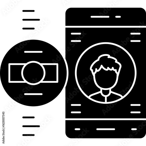 Videocall Icon Vector Element