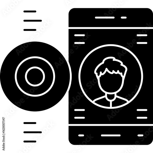 Videocall Icon Vector Element