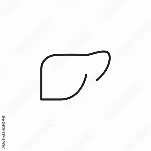 liver metabolism icon sign vector