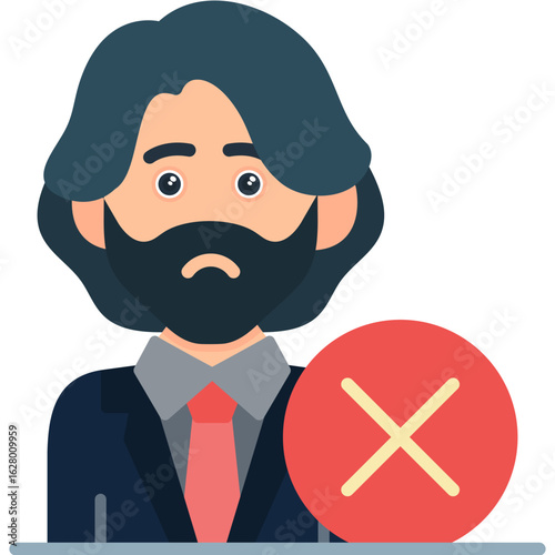 Candidate Icon Vector Element