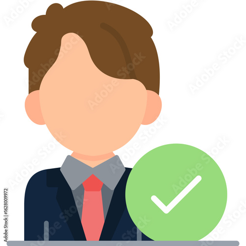 Candidate Icon Vector Element