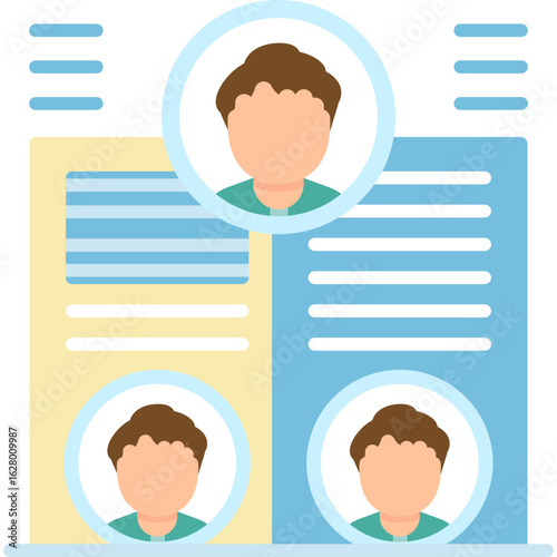 Candidate Icon Vector Element