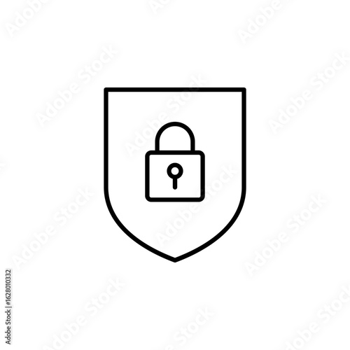 Security Lock Icon for Digital Protection