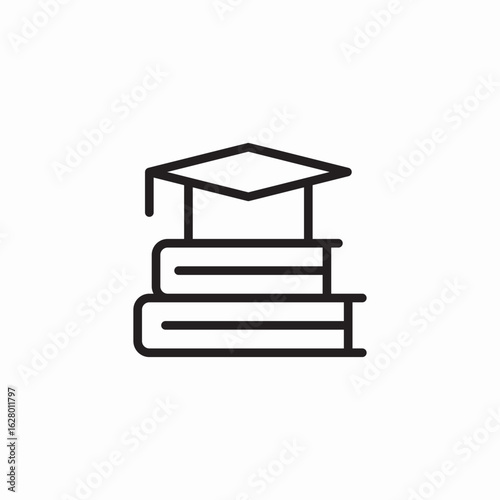 university courses icon sign vector