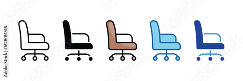 Office Chair  Icon Element For Design