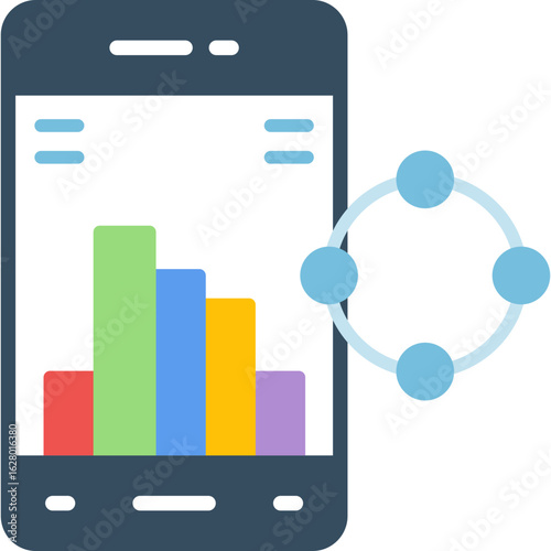 Analytic Icon Vector Element