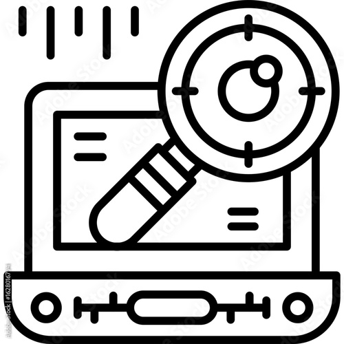 Maze Icon Vector Element
