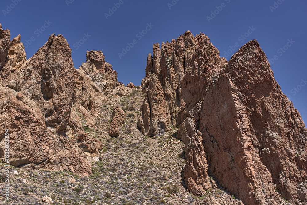 Fototapeta premium Volcanic cliffs of Roques de Garcia