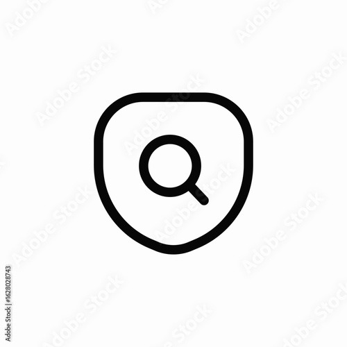 search field icon sign vector