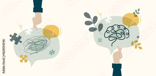 Mental Health banner. Choose Mental Wellness. 